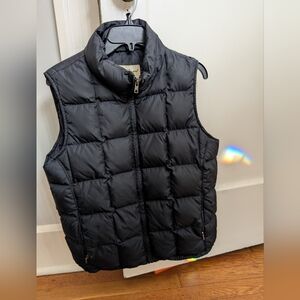 Eddie Bauer Dark Gray Goose Down Puffer Vest